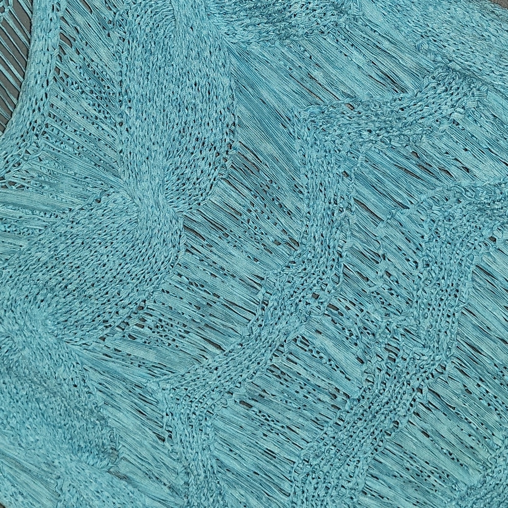 Blue Tape Yarn Sweater View 3